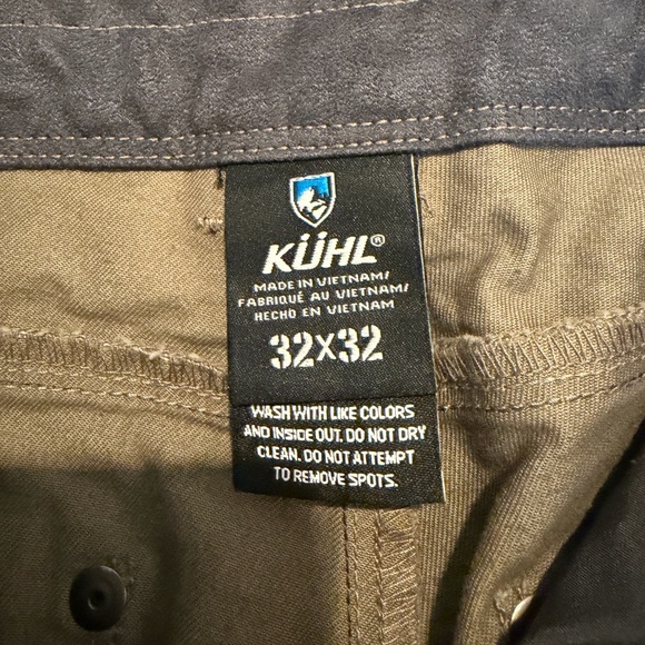 Kuhl Free Rydr Vintage Patina Dye Hiking Pants Outdoor Canvas Brown Men’s 32x32 - Picture 11 of 16